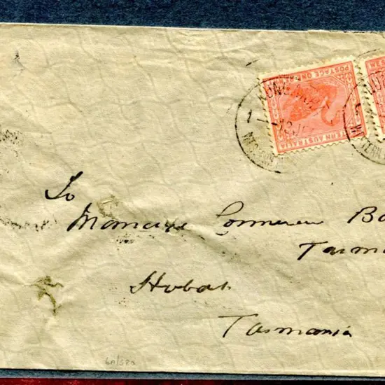 1907 (13th June) Nungarra to Hobart cover with 2x ...