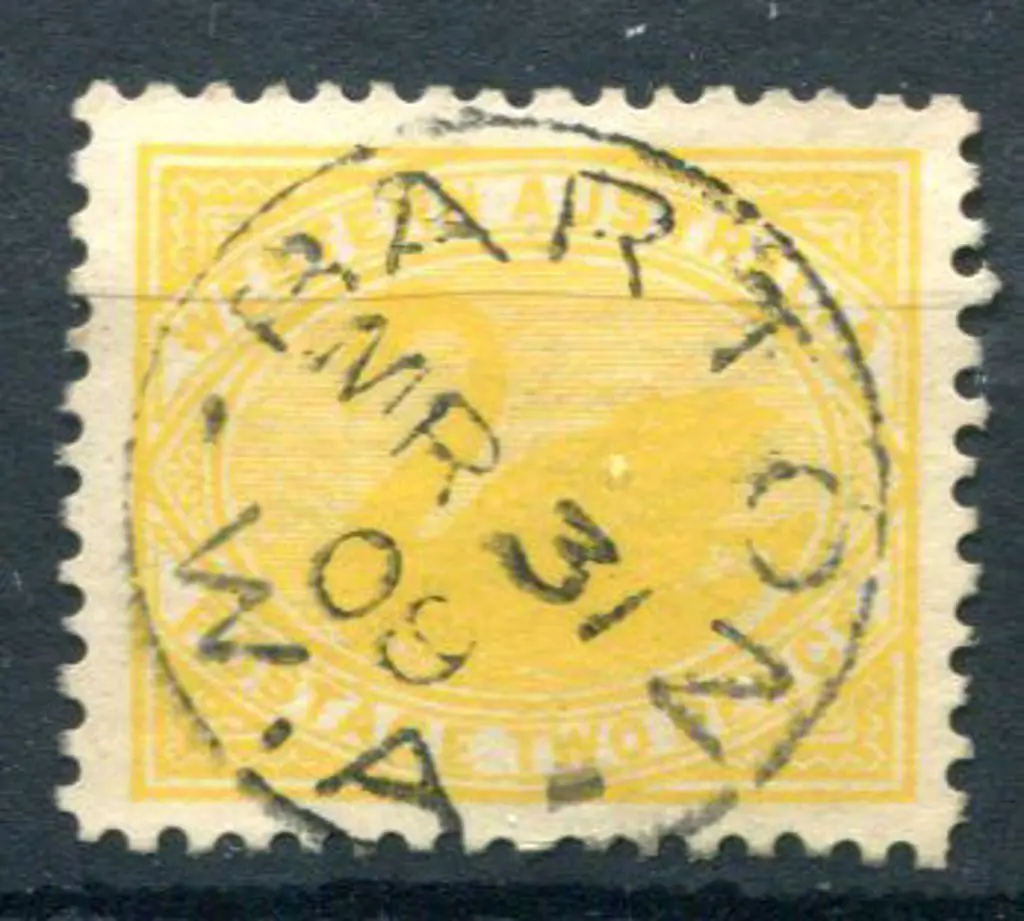 Barton 3b Bullseye strike on 2d yellow swan dated ... Image 1++