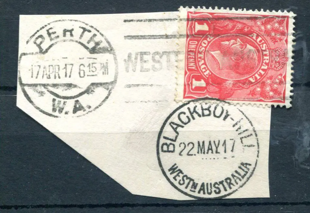 Blackboy Hill D25 Complete & clear bold cancel on ... Image 1++