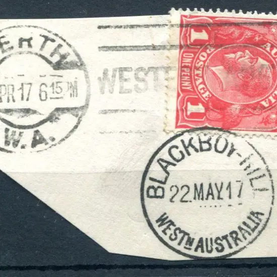 Blackboy Hill D25 Complete & clear bold cancel on ...