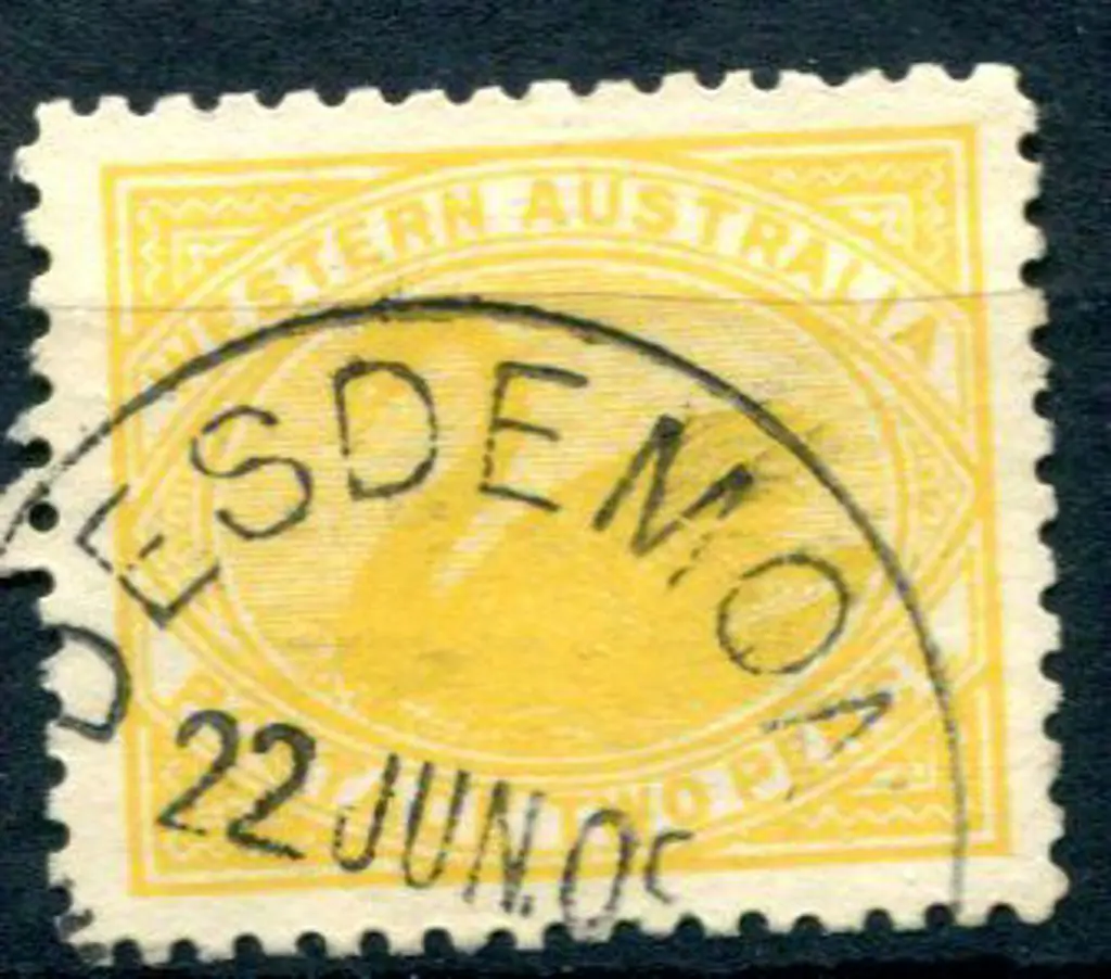 Doodlakine CRS 40% part strike on 1d rose-red swan ... Image 1++