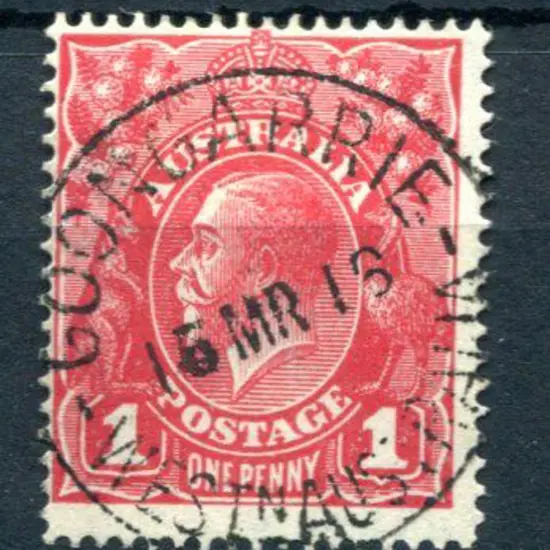 Goongarrie (a) D27 95% strike on 1d red KGV dated ...