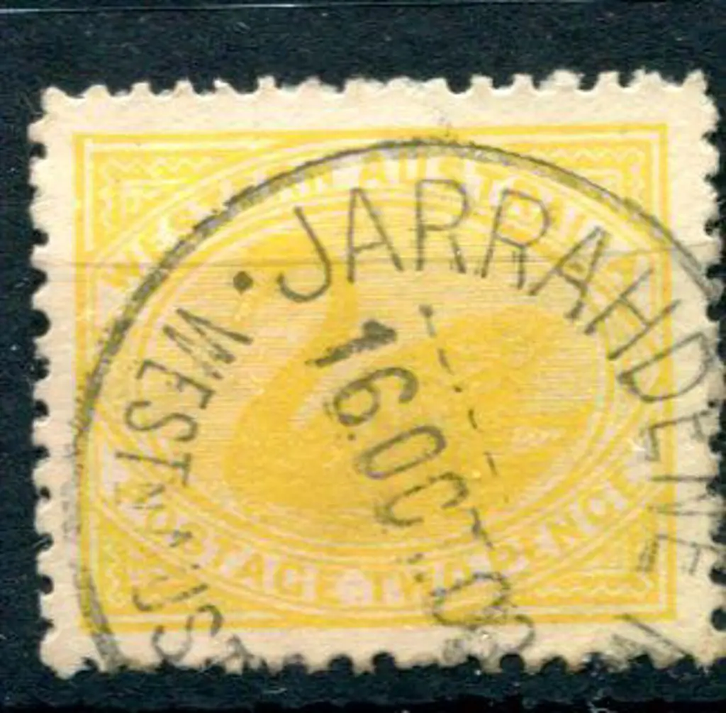 Jarradene Mill D26 85% strike on 2d yellow swan ... Image 1++