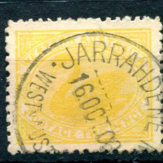 Jarradene Mill D26 85% strike on 2d yellow swan ...