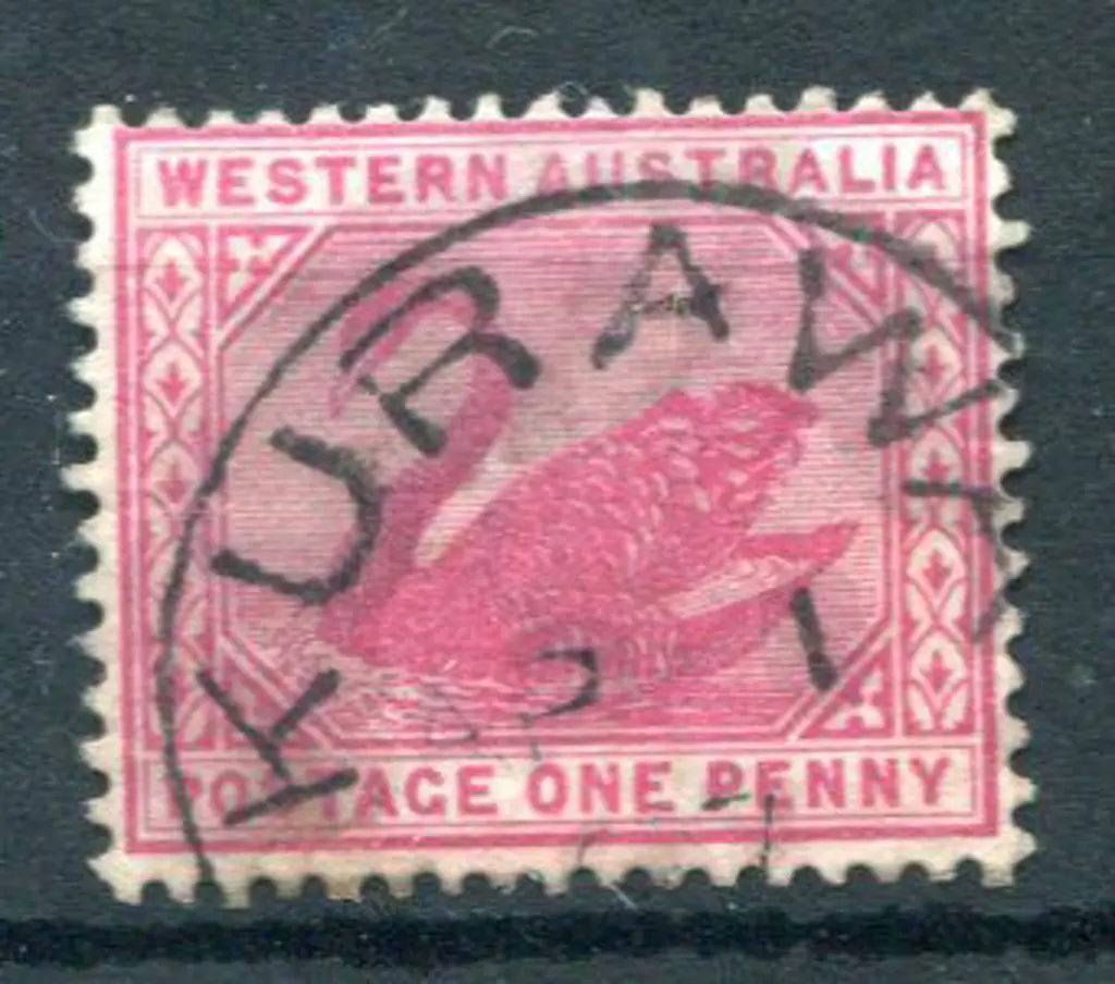 Kurawa 3b-a on 1d carmine swan dated AP 1.07 with ... Image 1++