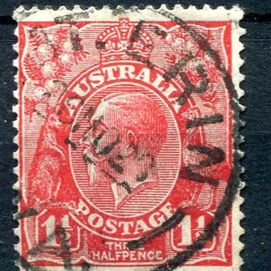 Mt Erin B27 on 1½d red KGV dated 28 NO 2(8). 80% ...