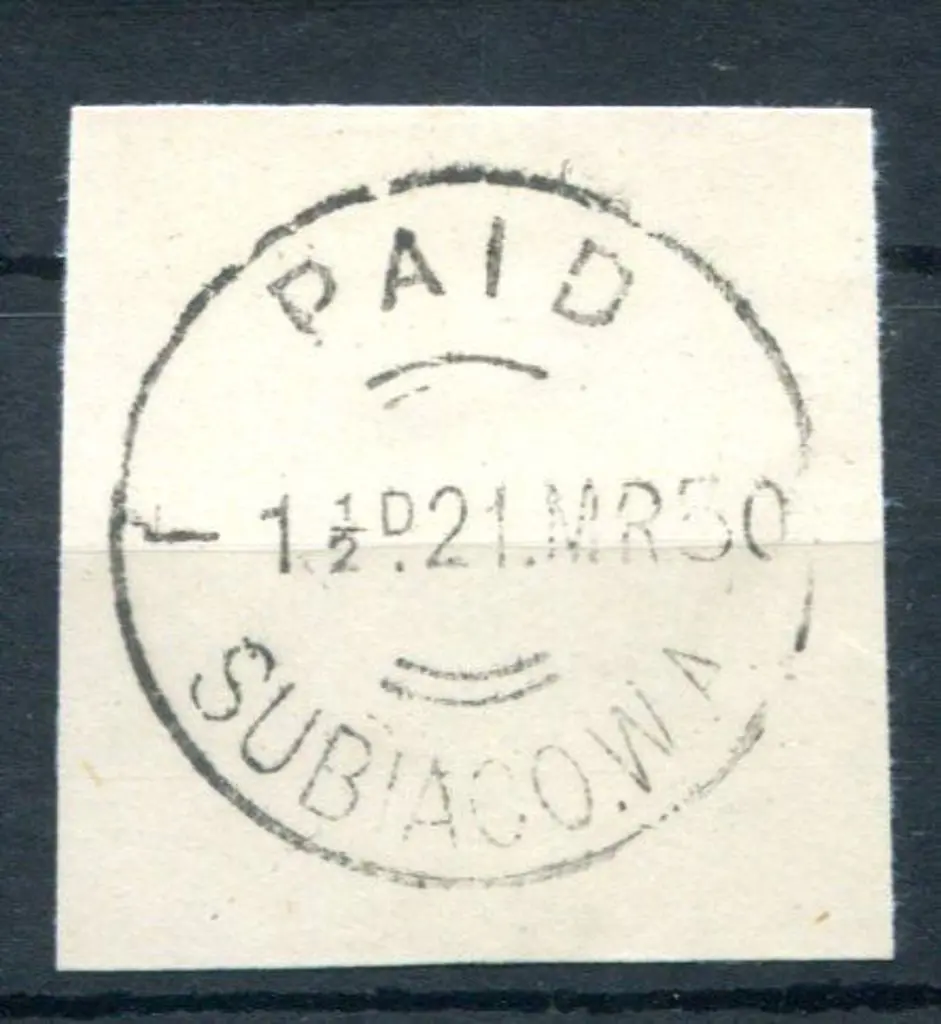 Subiaco Paid PD x29 with late date, 21 MR 50. PMI ... Image 1++