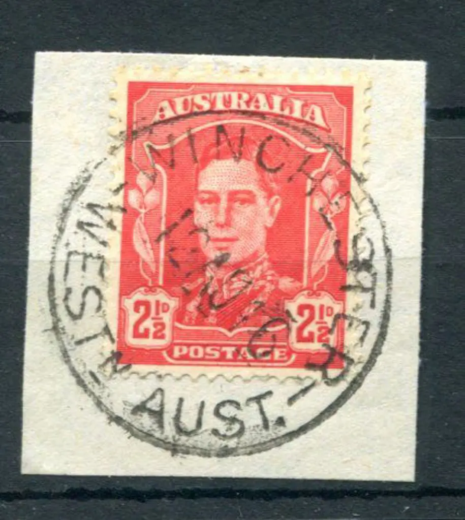 Winchester B27 Complete strike tying 2½d red KGVI ... Image 1++