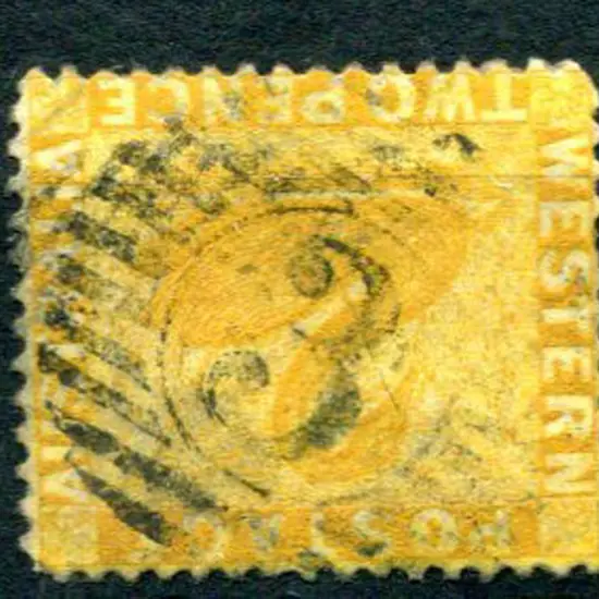 Number 3 on 2d chrome-yellow, CR/CC wmk, perf. 14. ...
