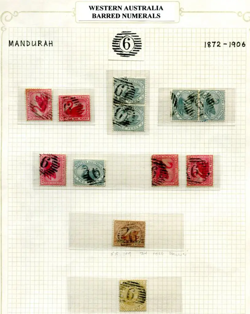 Number 6 (Mandurah) Fine used collection of 24 ... Image 1++