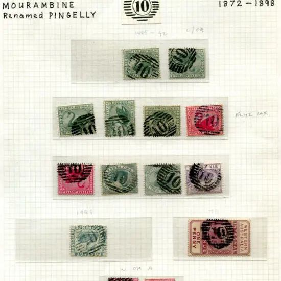 Number 10 (Mourambine renamed Pingelly) Group of ...