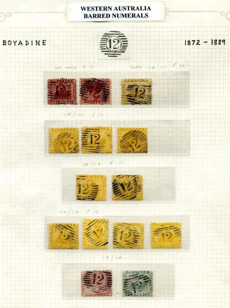 Number 12 (Boyadine) on 1863/88 no wmk, perf. 13 ... Image 1++