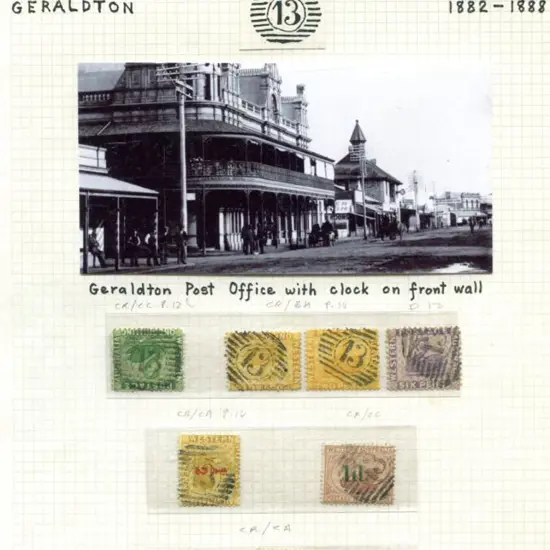 Number 13 (Geraldton) Useful selection on 1865/88 ...
