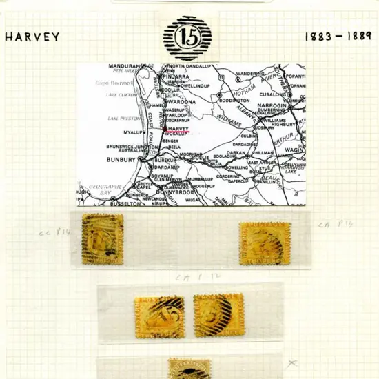 Number 15 (Harvey) Small group with 5 examples ...