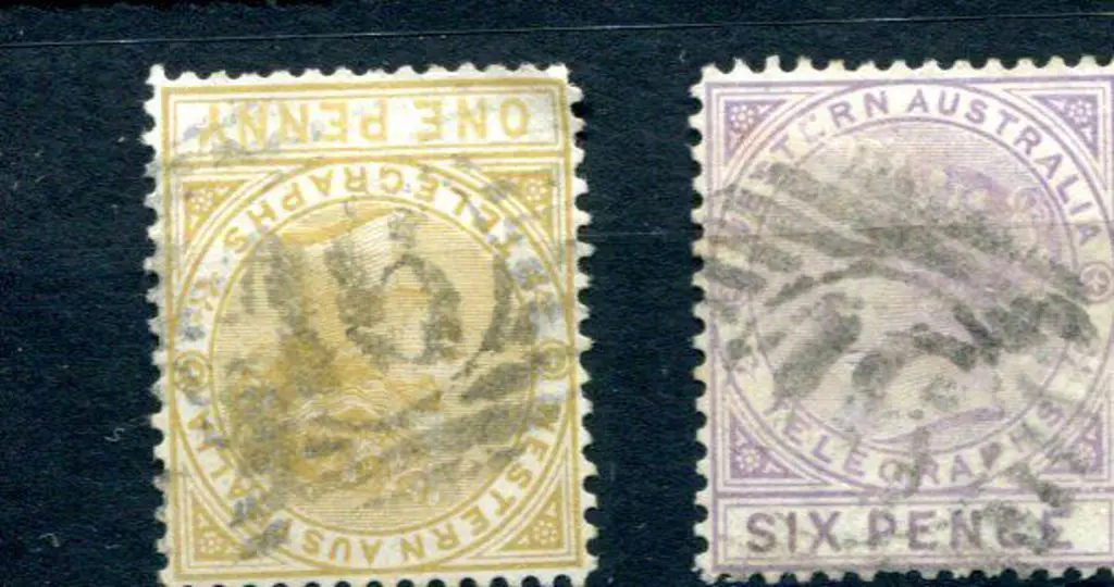 Number 16 (York) on 1879 1d & 6d Telegraph pair. ... Image 1++