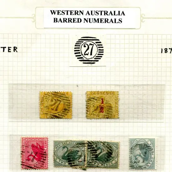 Number 27 (Bannister) on C/CC wmk, perf. 12½ (SG ...