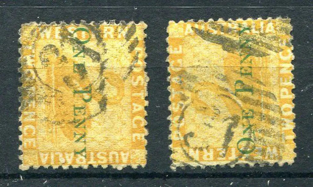 Number 31 (Beverley) on "ONE PENNY" surcharge in ... Image 1++