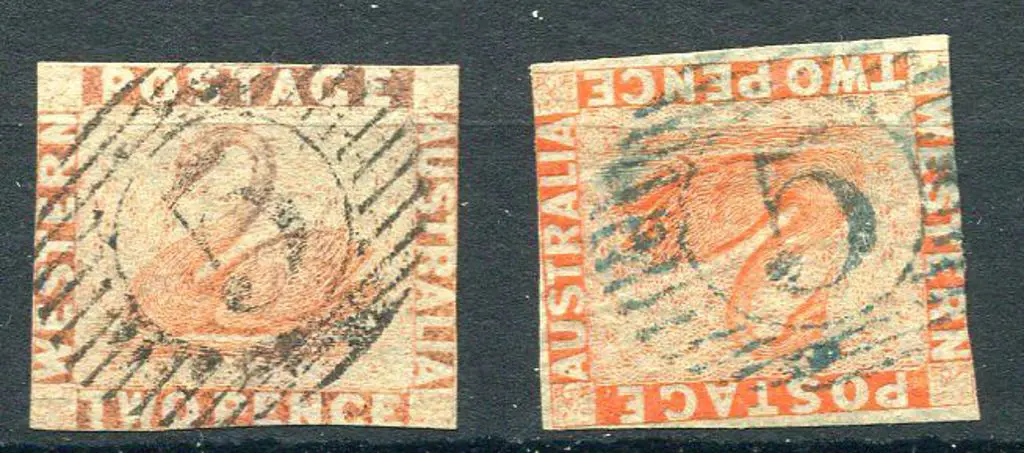 Number 5 on 1860 pale-orange with 4 neat close to ... Image 1++