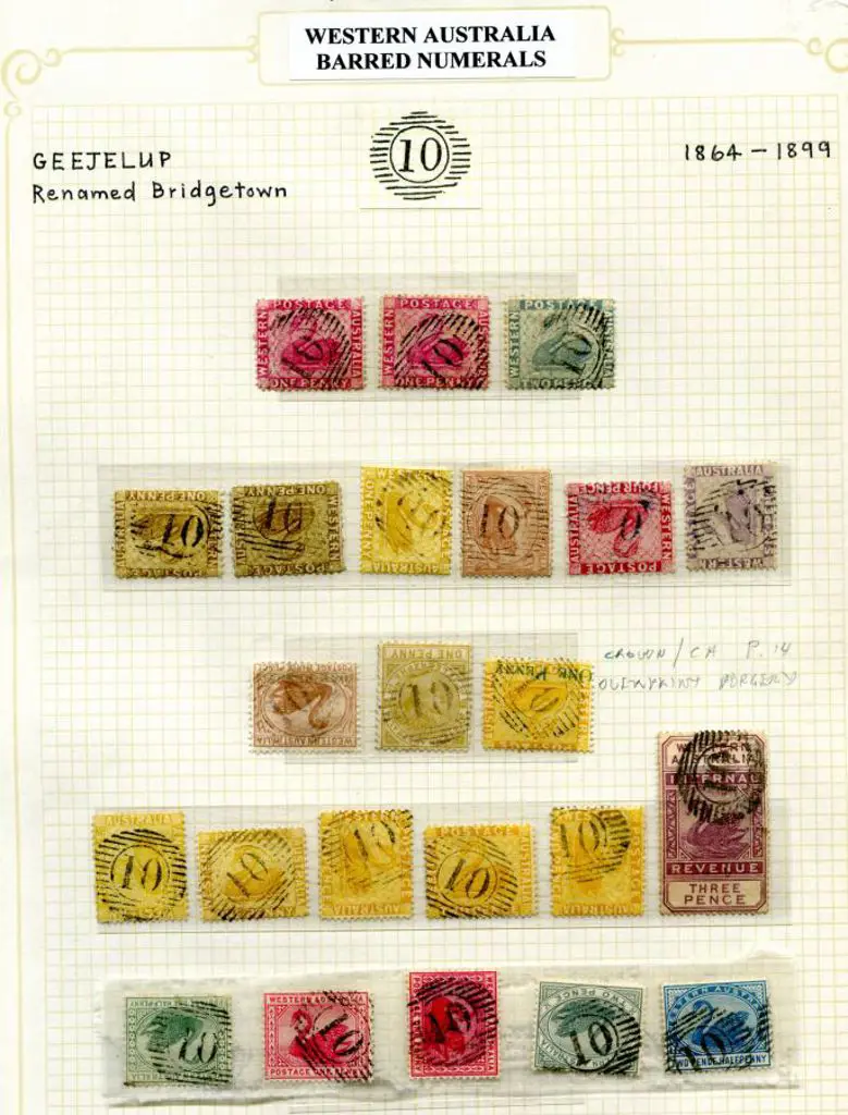 Number 10 (Geejelupo renamed Bridgetown) 1864-1893 ... Image 1++
