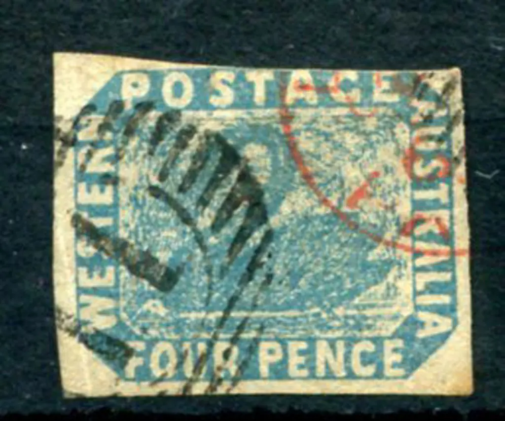 Number 11 (Newcastle) on 1854 4d blue with 3 large ... Image 1++