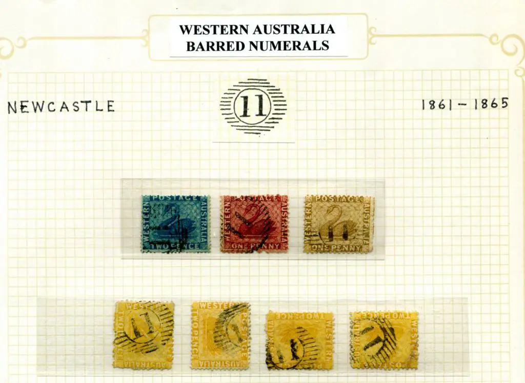 Number 11 Clear strikes on 2d blue (SG 34), 1d ... Image 1++