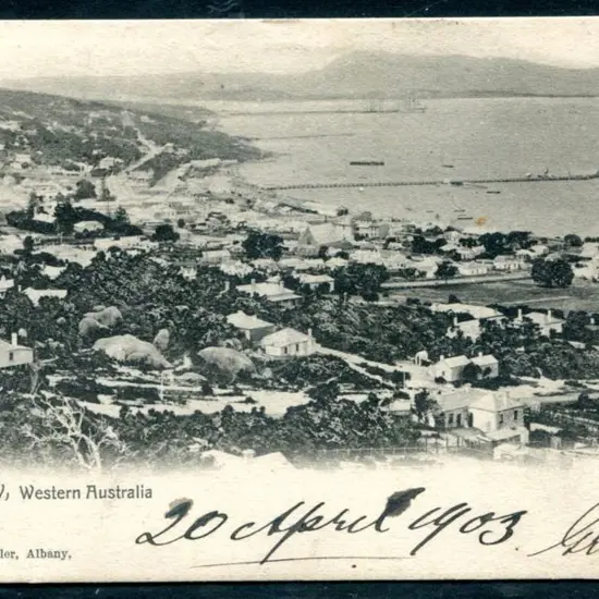 "Albany, Western Australia" b&w H. Harden, ...
