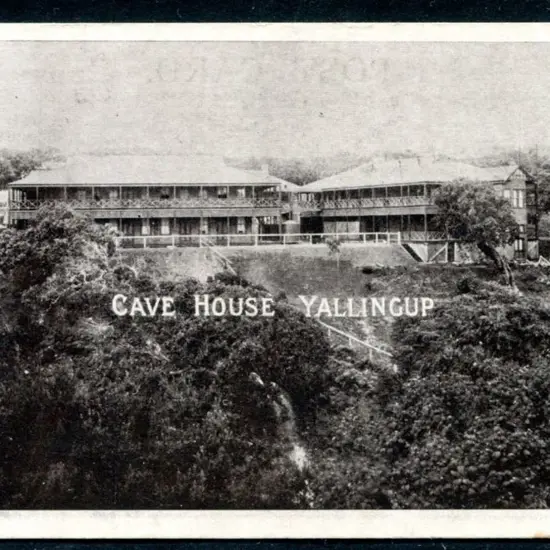 "Cave House Yallingup" b&w photographic card ...