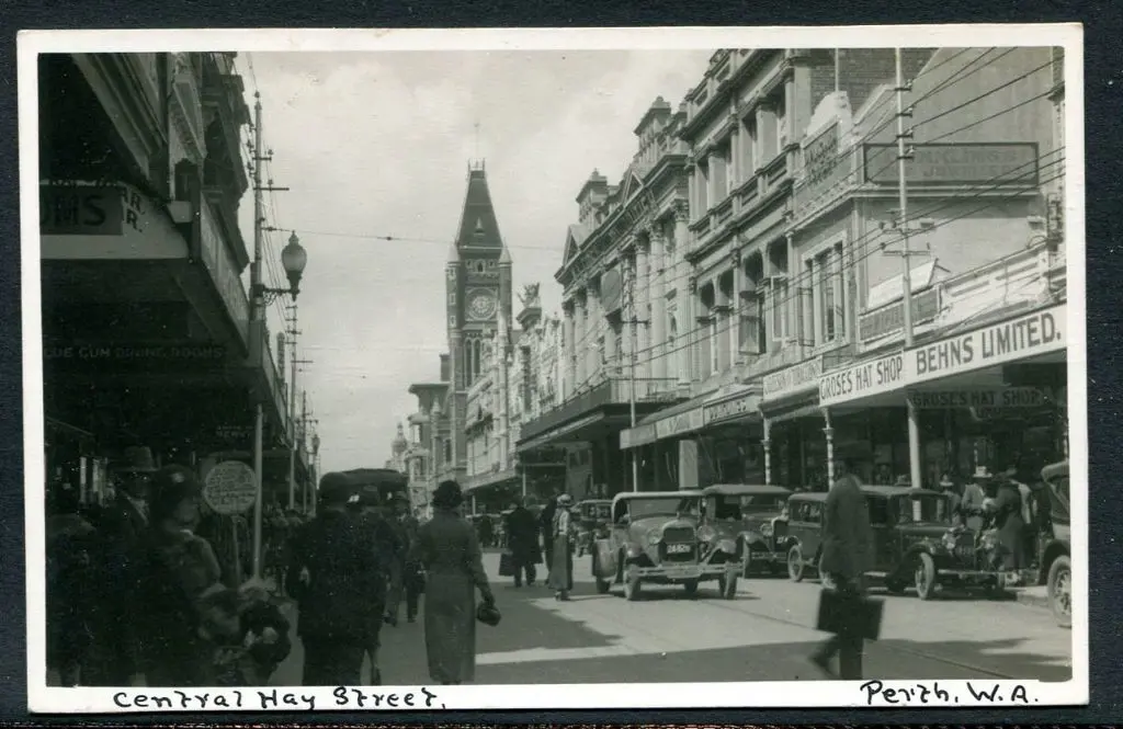 "Central Hay Street Perth, WA" hand titled Kodak ... Image 1++
