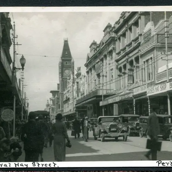 "Central Hay Street Perth, WA" hand titled Kodak ...