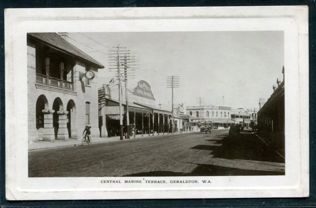 "Central marine Terrace, Geraldton, WA" b&w ... Image 1++