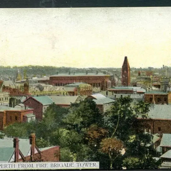 "Centre of Perth from Fire Brigade Tower" from ...