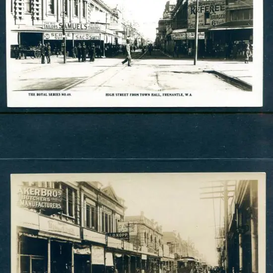 "High Street from Town hall, Fremantle, WA" & ...