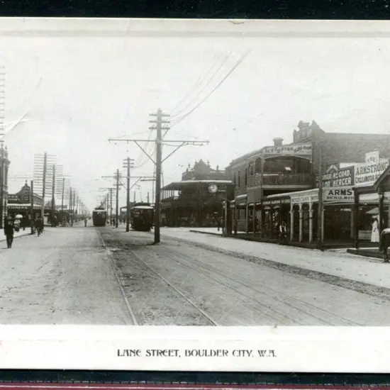 "Line Street, Boulder City, WA" b&w from the "Real ...