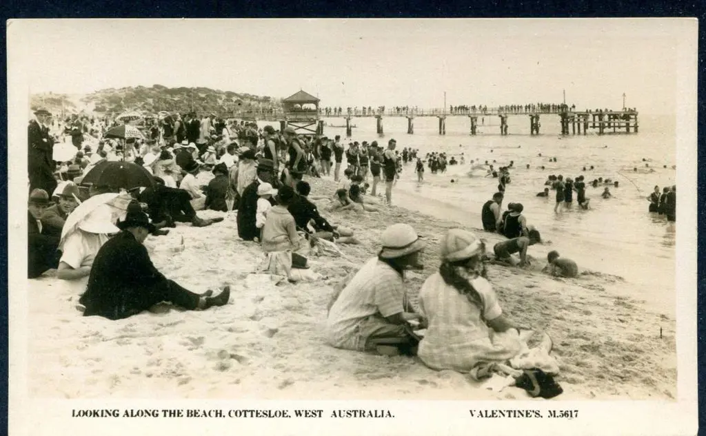 "Looking Along the Beach, Cottesloe, West ... Image 1++