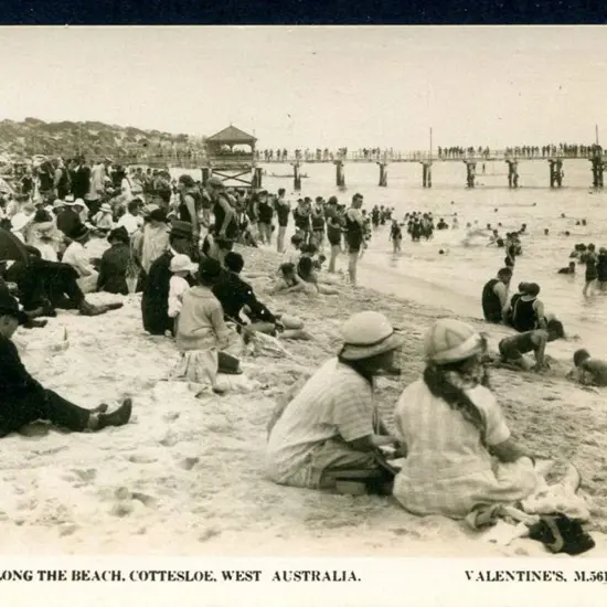 "Looking Along the Beach, Cottesloe, West ...
