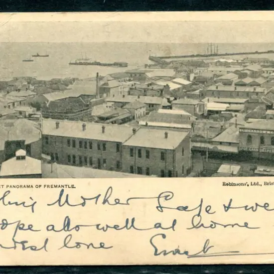 "No 2 Part Panorama of Fremantle" Robinsons' Ltd ...