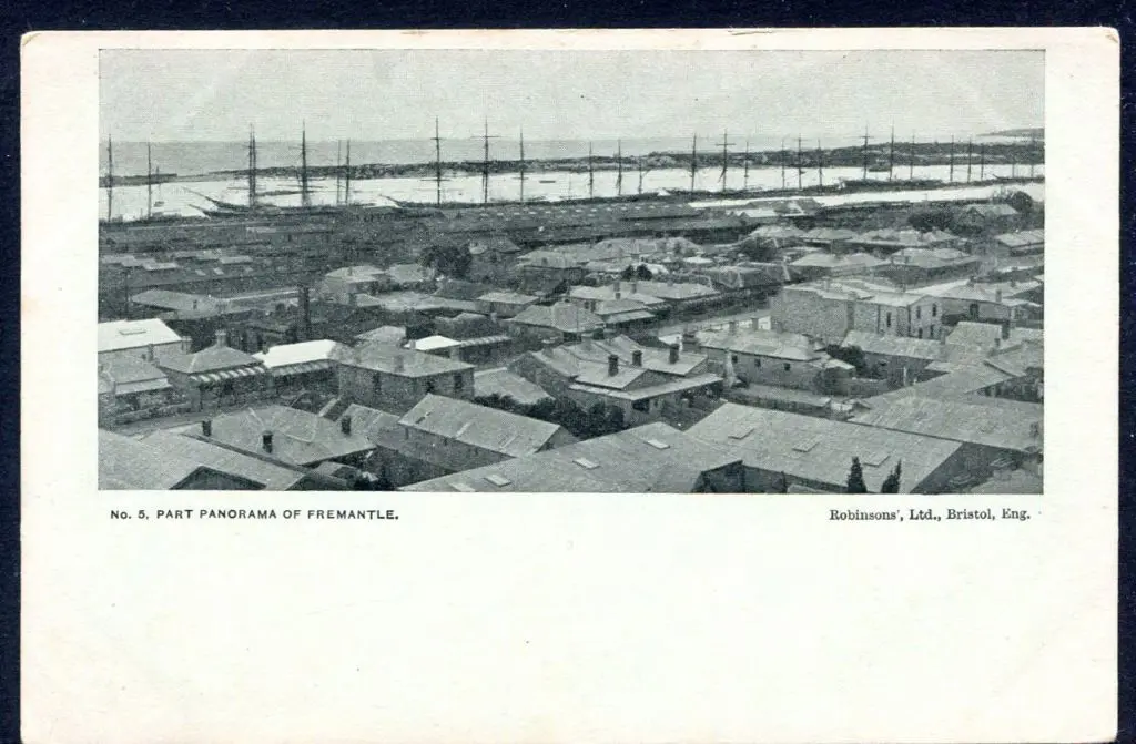 "No.5, Part Panorama of Fremantle" Robinson's, ... Image 1++