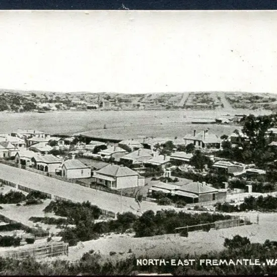 "North-East Fremantle, WA" b&w "Printed Expressly ...