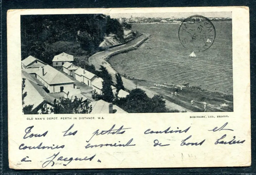 "Old Man's Depot, Perth in Distance, WA" black & ... Image 1++