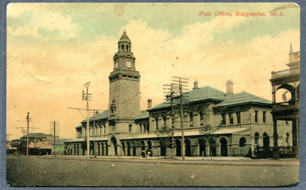 "Post Office Kalgoorlie, WA" Falk colour with Cue ... Image 1++