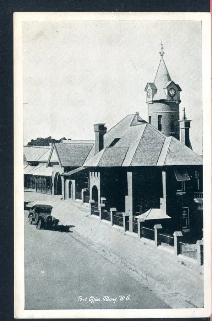 "Post Office, Albany, W.A." b&w from the "Beau ... Image 1++