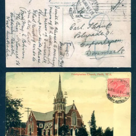 "Presbyterian Church Perth, WA" Falk colour with ...