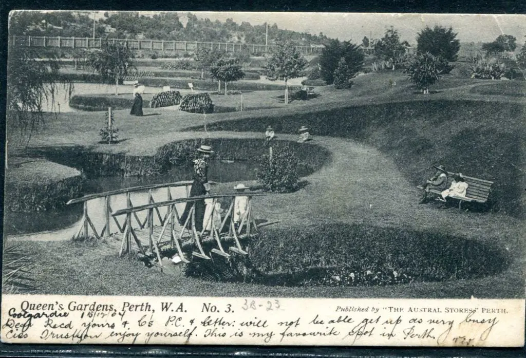 "Queens Garden, Perth, WA No. 3" Austral Stores ... Image 1++