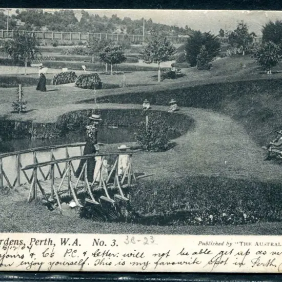 "Queens Garden, Perth, WA No. 3" Austral Stores ...