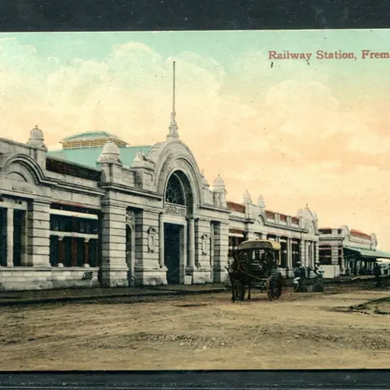 "Railway Station, Fremantle, WA" Faulk colour from ...