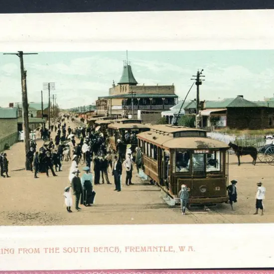 "Returning From The South Beach, Fremantle, WA" ...