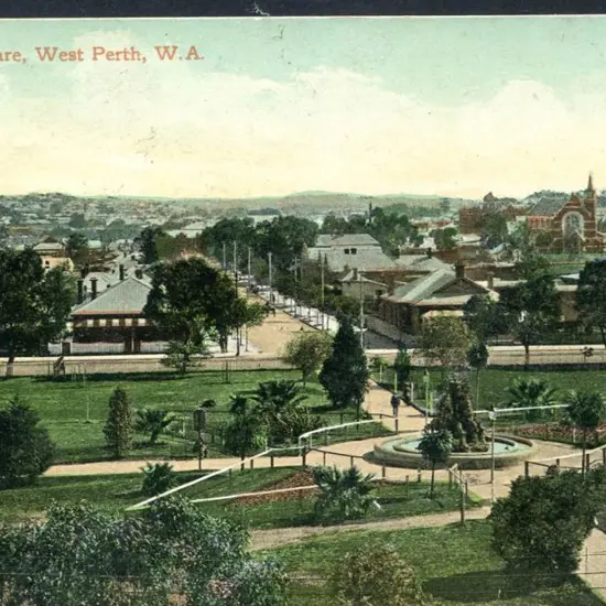 "Russell Square, West Perth, WA" colour Falk & Co. ...