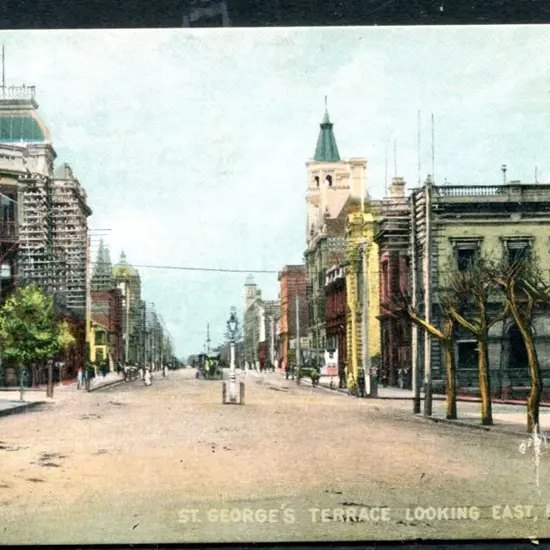 "St George's Terrace Looking East, Perth" c1910 ...