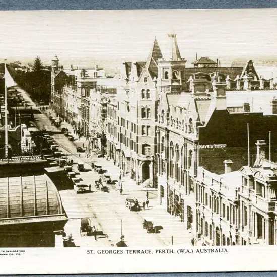 "St George's Terrace, Perth, (WA) Australia" with ...