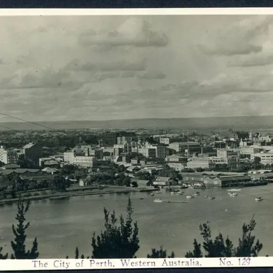 "The City of Perth, Western Australia" Kodak b&w ...